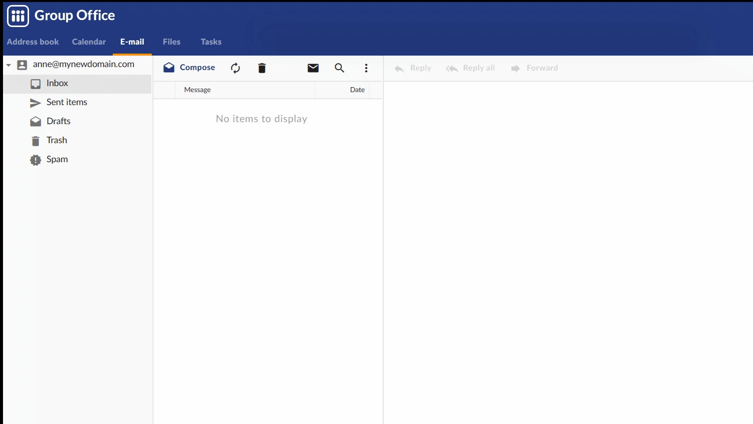 PolarisMail Webmail - how to send your first email - quick setup guide for your own domain